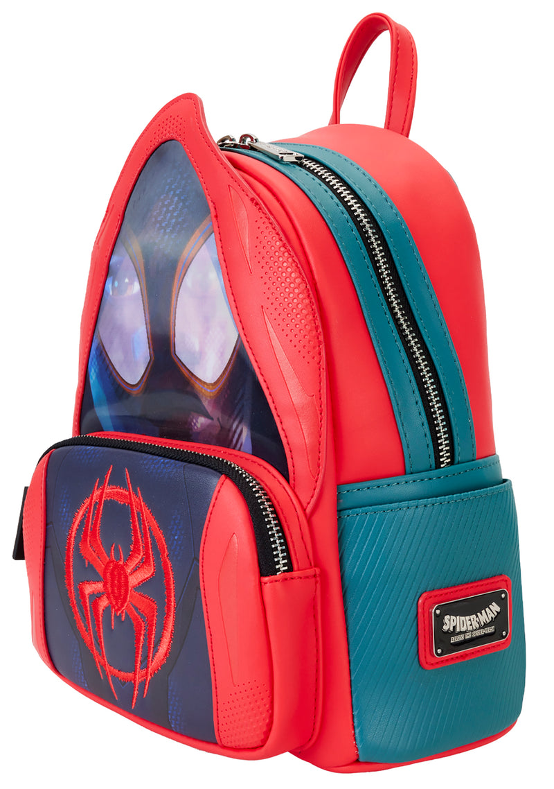 Marvel Spider-Verse Miles Morales Hoodie Cosplay Mini Backpack