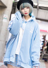 Love Potion Blood Pack Jersey Pastel Blue Oversized Jacket