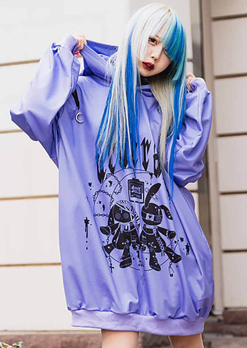 Mill & Nero Moon Bunny Oversized Hoodie