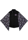 Mill & Nero Blood Nero Kimono Black Purple Button Shirt