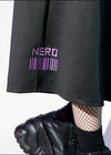 Mill & Nero Blood Nero Jersey Black Purple Crop Pants