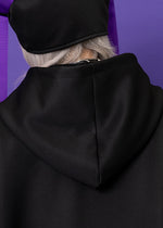 Uzurai Cyberpunk Tech Kimono Black Purple Jacket