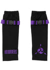 Uzurai Cyberpunk Tech Black Purple Arm Warmer