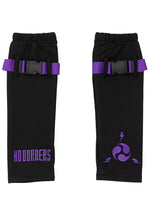Uzurai Cyberpunk Tech Black Purple Arm Warmer