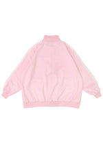 Game Over Pastel Pink Jersey Oversized Jacket