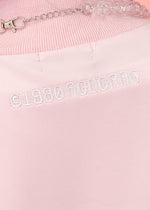 Game Over Pastel Pink Jersey Oversized Jacket