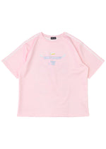 Game Over Jersey Pastel Pink Oversized Tee