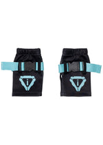 Error Code Cyberpunk Tech Black Blue Arm Warmer