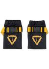 Error Code Cyberpunk Tech Black Yellow Arm Warmer