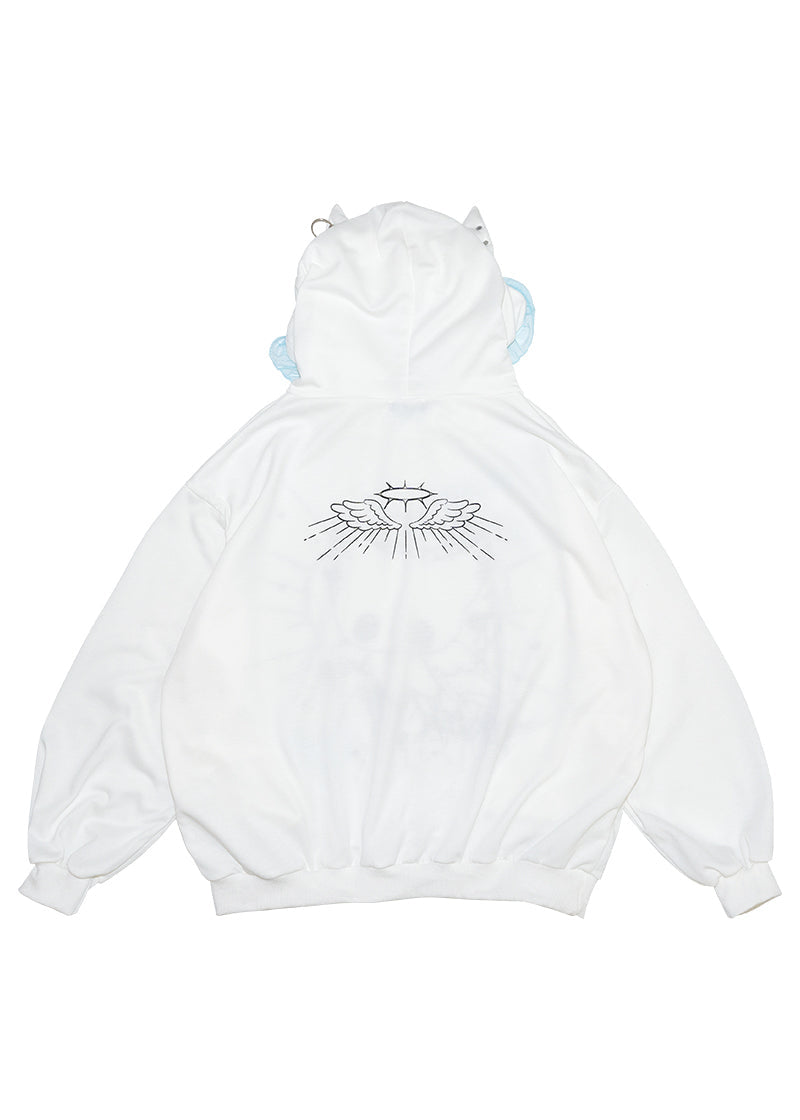 Baby Punk Angel Punk Oversized Hoodie