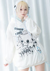 Baby Punk Angel Punk Oversized Hoodie