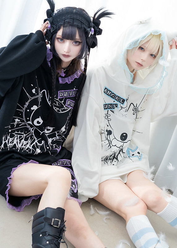 Baby Punk Devil Punk Oversized Hoodie