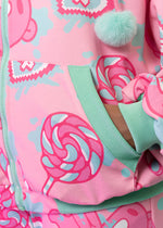 Gloomy Bear x Sophie Powers Candy Oversized Zip Up Hoodie