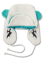 Future Trip Cyberpunk White Sherpa Bear Lapliner Cap