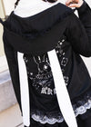 Alice Gothic Rabbit Ears Zip Up Hoodie (Big Version)