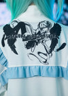 Hatsune Miku Forever White Blue Frill Oversized Jacket