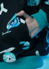 Hatsune Miku Forever Black Mint Jersey Oversized Jacket