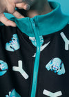 Hatsune Miku Forever Black Mint Jersey Oversized Jacket