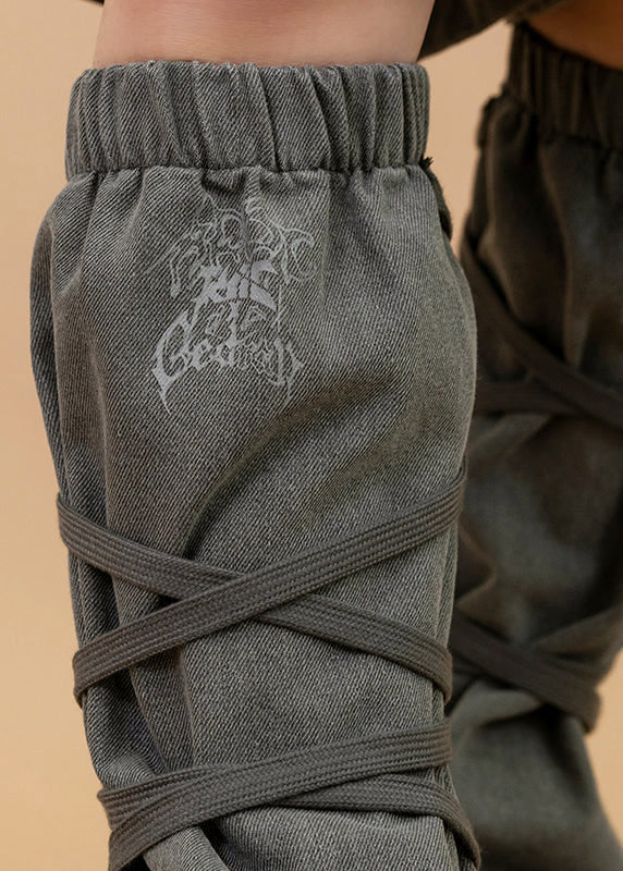 Gedraji Cryptid Corpse Dark Grey Leg Warmer