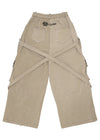 Gedraji Cryptid Corpse Beige Cargo Pants