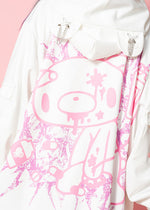 Gloomy Bear Pastel Gloomy Mesh Oversized Mesh Jacket