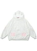 Gloomy Bear Pastel Gloomy Mesh Oversized Mesh Jacket