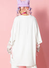 Gloomy Bear Pastel Gloomy Ring White Oversized Tee