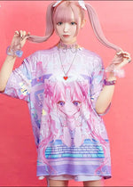 Peach Punch Idol Tenshi Oversized Tee