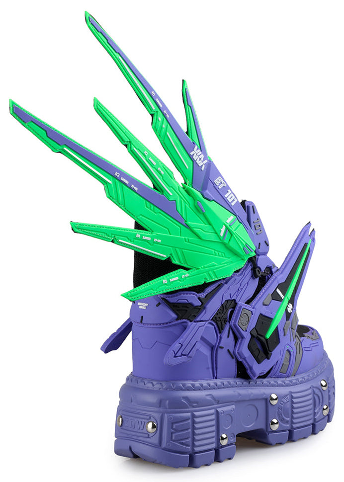 MANGOSTEEN 07 M07 Goblin Purple Green Platform Sneakers