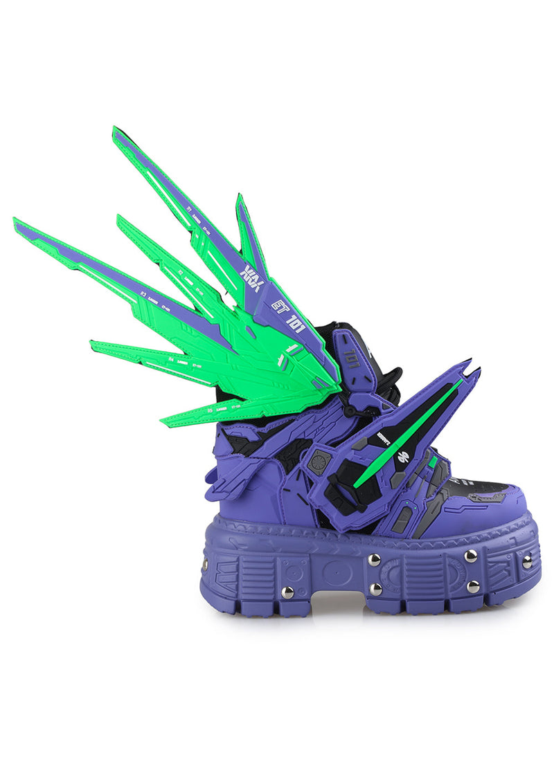 MANGOSTEEN 07 M07 Goblin Purple Green Platform Sneakers