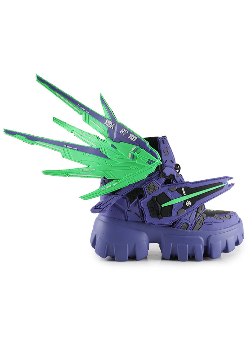 SOURSOP 04 S4 Goblin Purple Platform Sneakers