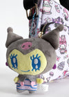 Tamagotchi X Sanrio Melodycchi Kuromi Cosplay Plush Mascot Keychain