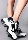 DYLAN Wave House Black Platform Sneakers