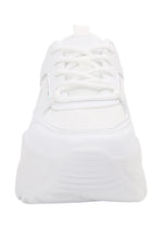 HANNA Cyber Pulse White Platform Sneakers