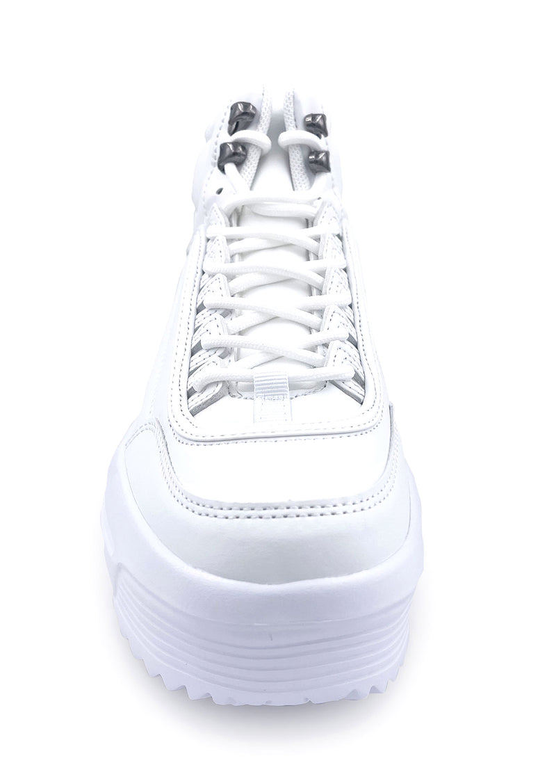 MACY 01 Cloudwalkers White Platform Sneakers