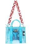 Disney Stitch Vinyl Glitter Mini Tote Bag