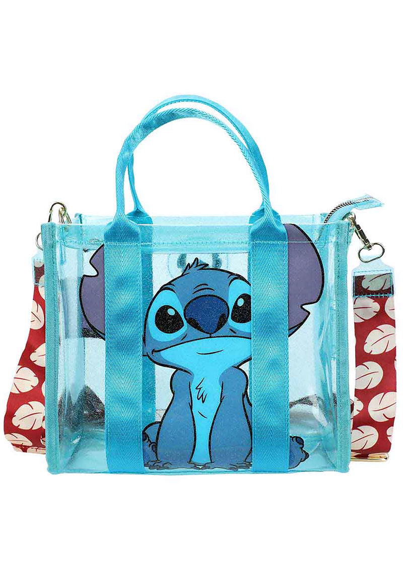 Disney Stitch Vinyl Glitter Mini Tote Bag