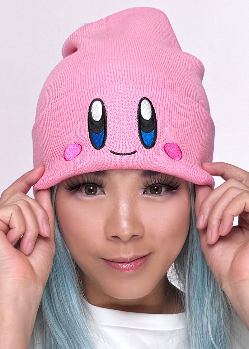 Nintendo Kirby Big Face Embroidered Beanie