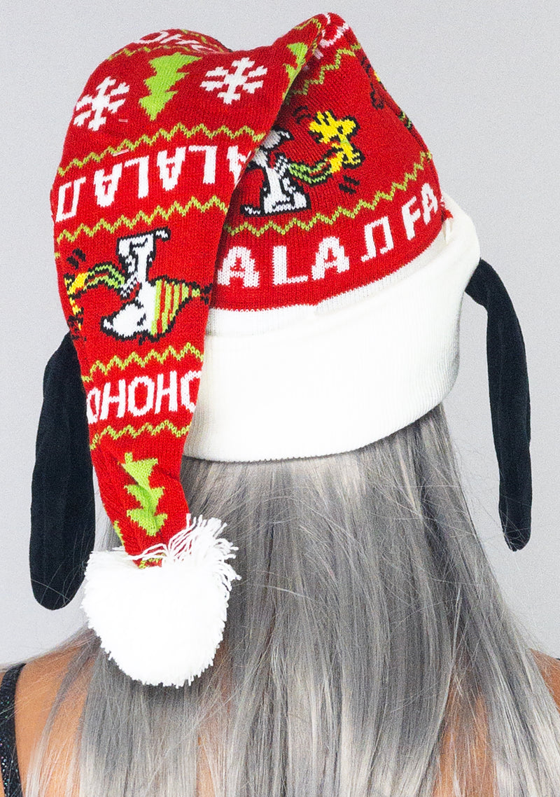 Peanuts Snoopy 3D Ears Santa Hat