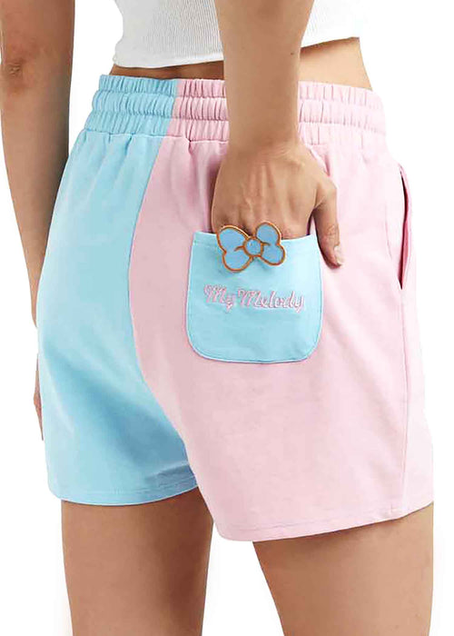 Sanrio My Melody Color Block Sweat Shorts