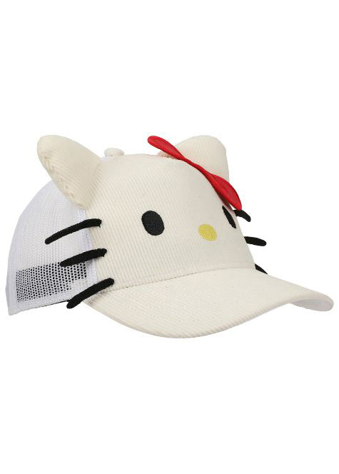 Sanrio Hello Kitty 3D Corduroy Trucker Hat