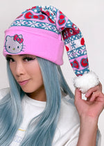 Sanrio Hello Kitty Jacquard Santa Hat