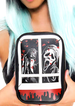 Scream Ghostface Window Travel Cosmetic Bag