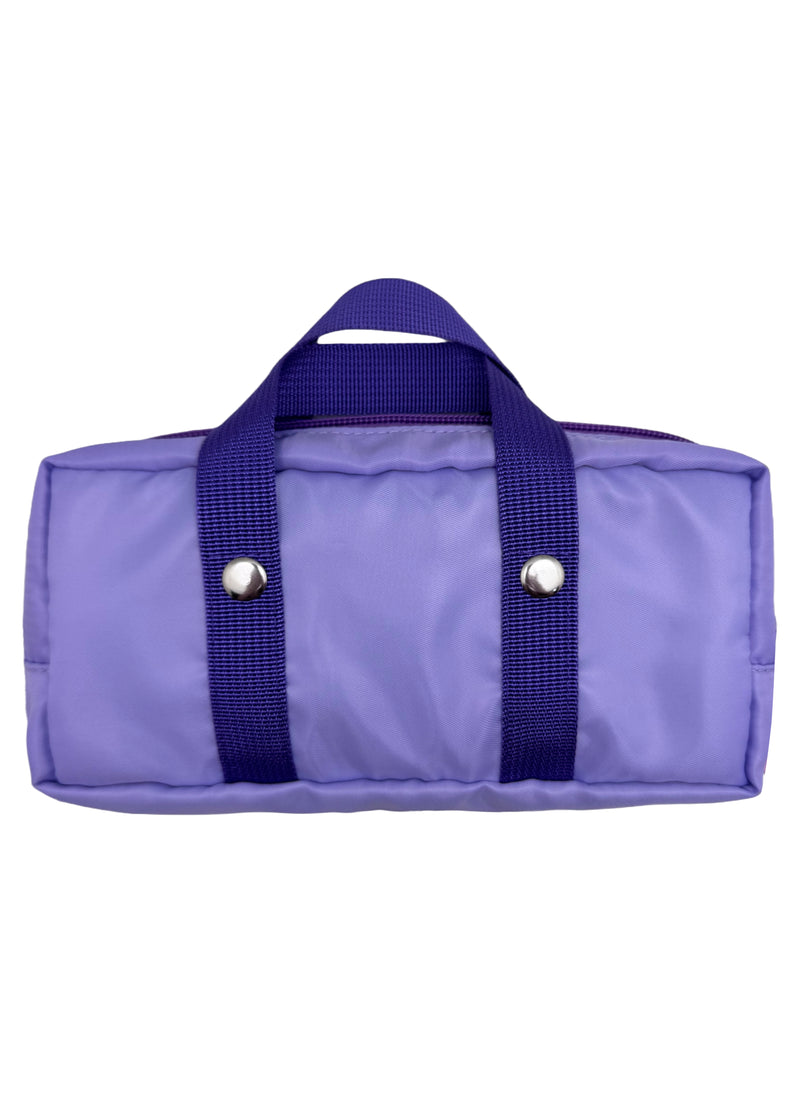 Cartoon Network Powerpuff Girls Purple Nylon Duffle Cosmetic Bag