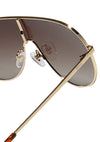 Tarzana Polarized Sunglasses in Gold/Brown