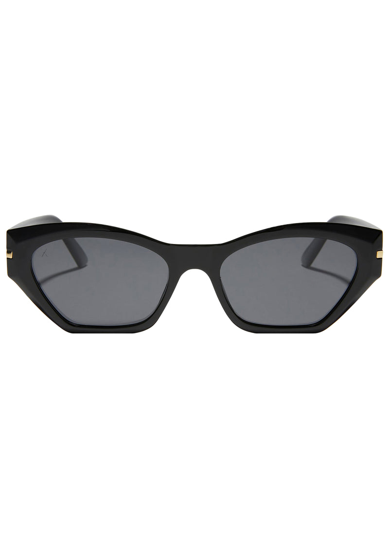 Sawtelle Polarized Sunglasses in Black Grey