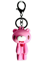 Gloomy Bear Bloody Bear 3D Silicon Pink Figure Keychain