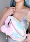 Cotton Candy Dream Plush Fanny Pack