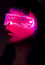 Cyber Scope LED Light Up Rave Glasses