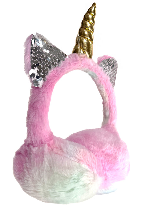 Luna Spark Unicorn Sequin Plush Earmuff